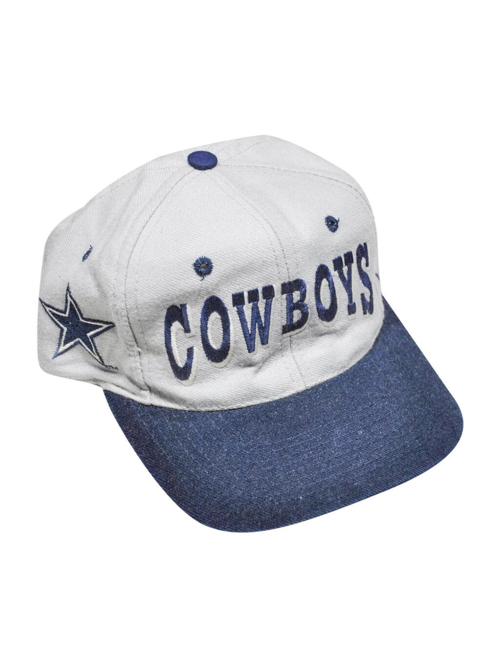 Vintage Dallas Cowboys NFL Football 90s Navy Gray TexasSnapback